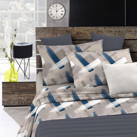 Completo Letto Fantasy 1 Piazza E Mezza Stampato, Pennellate (1/4)
