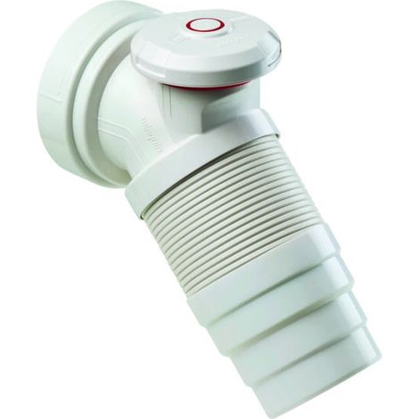 Wirquin Pro – Pipe WC Air connect Ø100 – Raccord flexible multi-diamètre – Inclinaison jusqu'à 156° – Installation sans perçage