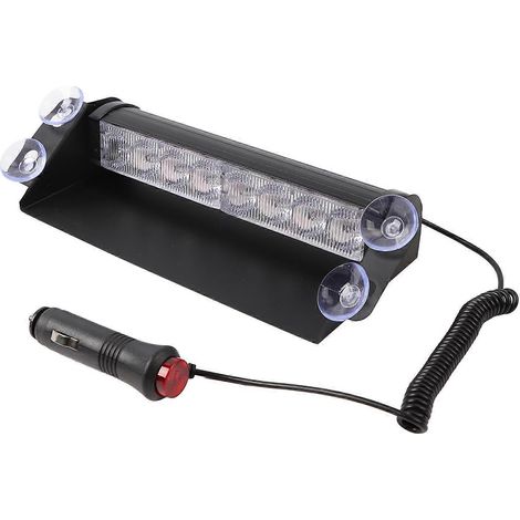 Auto-Blitzlicht, rot-blau, Saugnapf, LED, scharfes Blinklicht, Warnblinker für die Heckscheibe 1
