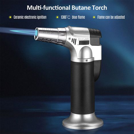 Outils de soudage, de brasage et de soudage à l'étain micro-chalumeau à butane rechargeable briquet (1/5)