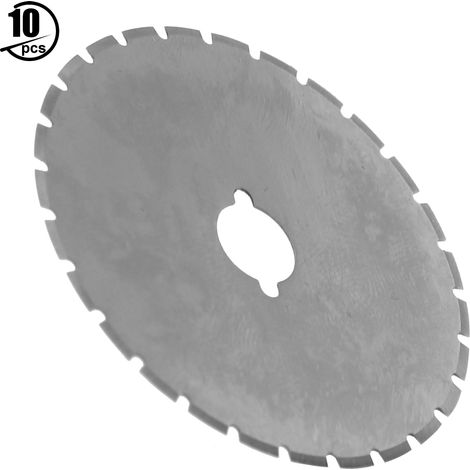 10 lames de coupe rotatives de 45 mm pour vêtements et tissus.