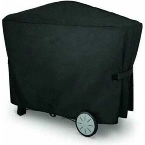 Housse pour barbecue à gaz, 112 x 65 x 94 cm, housse de protection extérieure, tissu imperméable et pare-soleil, housse pour barbecue Weber, noire