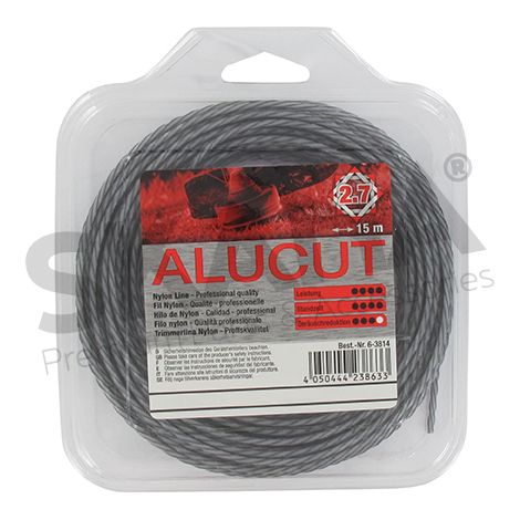 Filamento de nailon híbrido Twist Alucut 2,7 mm 15 m.