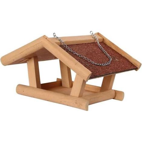 Kerbl Stubbs Futterstelle für Vögel natur 29x28x18 cm