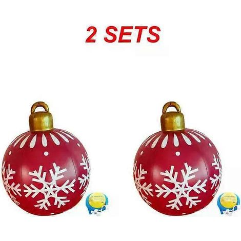 Décorations de Noël gonflables amusantes, faciles à installer, durables et adorables, parfaites pour décorer votre extérieur. (1/4)