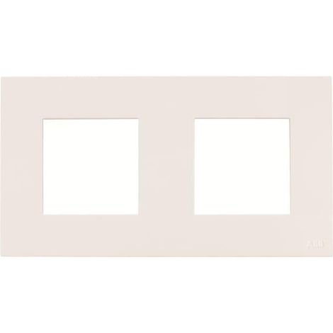 Zenit Plaque de Finition Basique 2X2 modules Blanche 2CLA227210N1102 ABB N2272.1BL
