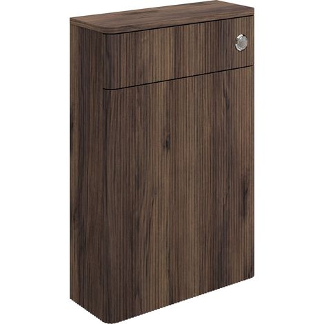 Signature Lucille Back to Wall WC Toilet Unit 550mm Wide - Textured Walnut
