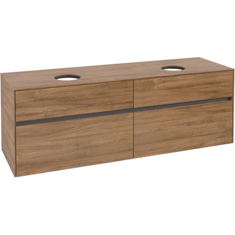 Villeroy & Boch Collaro Meuble sous-lavabo, montage mural, 4