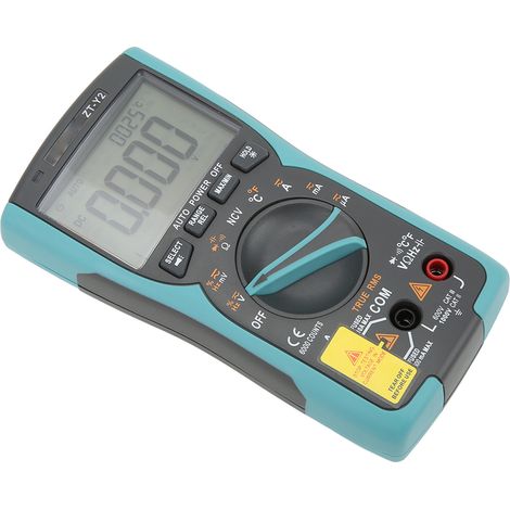ZT-Y2 Digitalmultimeter mit automatischer Bereichswahl – Digitalmultimeter-Tester zur Messung von Spannung, Strom, Widerstand und Kapazität (1/5)