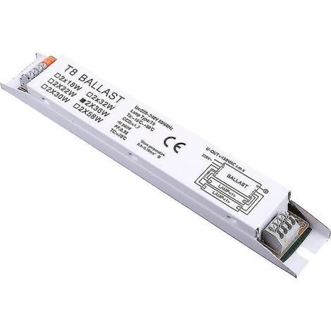 Ballast Électronique pour Tubes Fluorescents T8 2×36 W – 220–240 V, Silencieux & Sans Flicker, 21 × 3 cm (1/2)