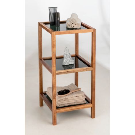 Wenko FONDI scaffale bagno naturale 36x79x36 cm (1/5)