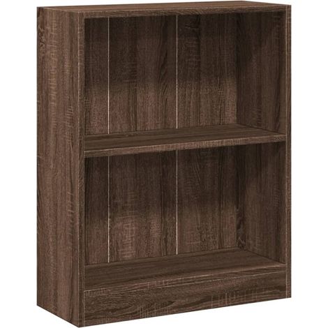 Maison Exclusive - Bücherregal Braun Eichen-Optik 60x24x76 cm Hol