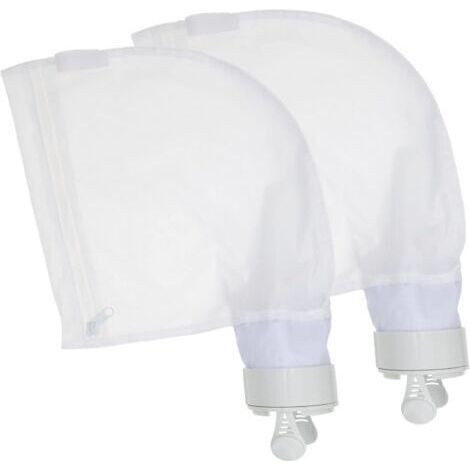 FENOPLASTICASacs à Limon adaptables pour Polaris 280 480 Robot Nettoyeur Piscine. Lot de 2 Sacs filtres Nylon renforcés à Fermeture éclair Zip K13 (Lot de 2) (1/4)