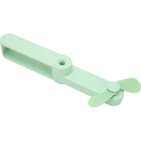 Mini-Handventilator, 3 Geschwindigkeitsstufen, wiederaufladbar, leise, USB-Anschluss, handlich für drinnen und draußen (1/5)