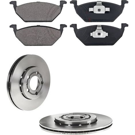 KIT FRENI ANTERIORI compatibile con VW POLO (9N) - DISCHI + PASTIGLIE OEM: P 85 041 , P 85 072 / 16880 /SOSTITUZIONE DIRETTA/BASSA POLVERE/SILENZIOSO (1/5)