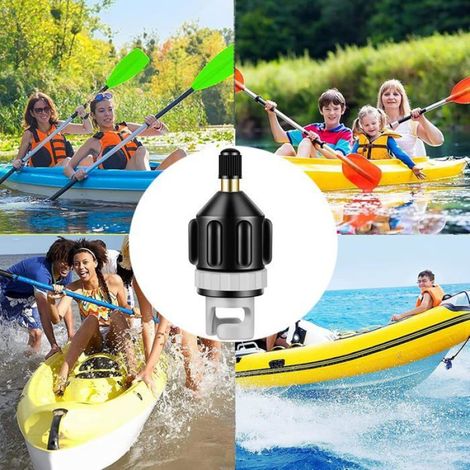 Adaptateur de Pompe Gonflable Multifonctionnel - Convertisseur de Valve pour SUP, Kayak, Planche à Pagaie et Surf  Portable