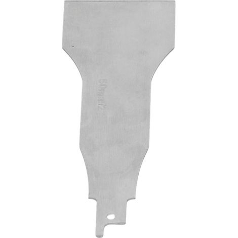 Lame de scie alternative, pelle sabre, outils en acier allié pour le nettoyage des carrelages, des sols et des murs, et pour l'enlèvement de boue et de mastic. (1/5)