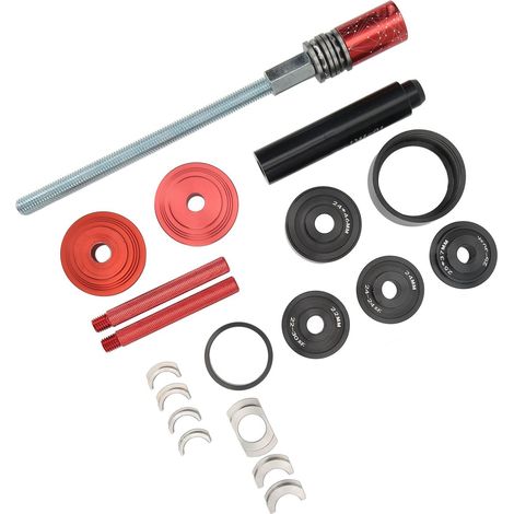 Kit presse et extracteur pour boîtier de pédalier BB86, en aluminium, avec adaptateurs pour montage et démontage rapide. (1/5)