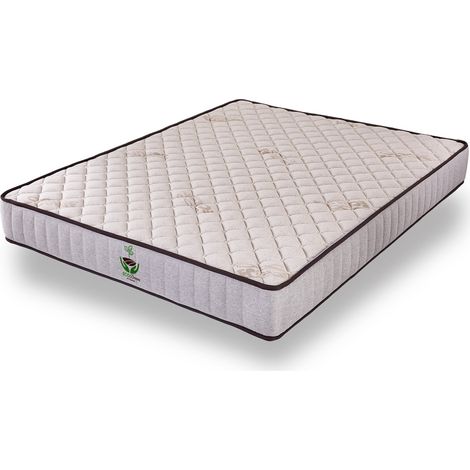 Matelas EcoDream Natura GREEN en coton recyclé: Mousse à mémoire de forme - 20 cm - 140x200 cm (1/5)