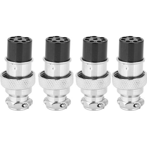 100 Stück BERM-Flugzeugstecker, Edelstahlgehäuse, Gewindeanschluss, 8-Loch-Innengewinde, 16 mm (1/5)