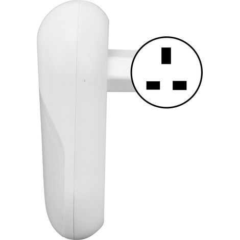 Veilleuse à induction à brancher, lumière douce, pour salle de bain, couloirs et escaliers, 100-240 V CA, prise britannique