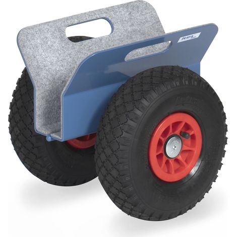 Fetra Plattenroller mit Klemmbacken, Luft-Bereifung (1/3)