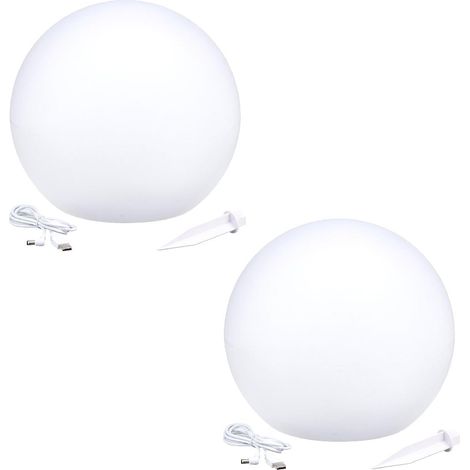 Solar Kugel 2er Set Leuchtende SOLSTY ∅30cm