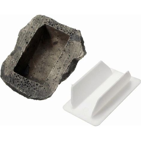Porte-clés, cachette pour clés, boîte à clés en pierre, cachette pour clés de rechange (1/2)
