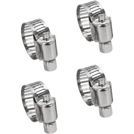 4 adjustable 304 stainless steel clamps 10-16mm - for water/gas pipes/cables (1/4)
