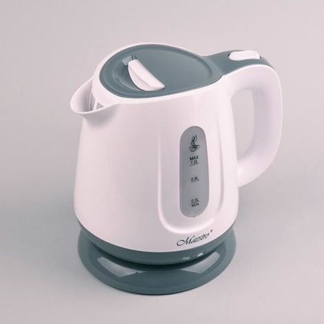 Bouilloire - 1 L - 1100 W - Coulée Sans Fil - Gris (1/2)