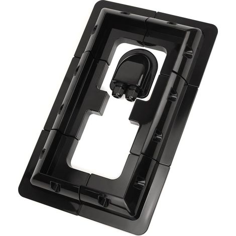 Supports de montage de panneaux solaires, sans perçage, pour camping-cars, camping-cars, toits, noir (1/5)