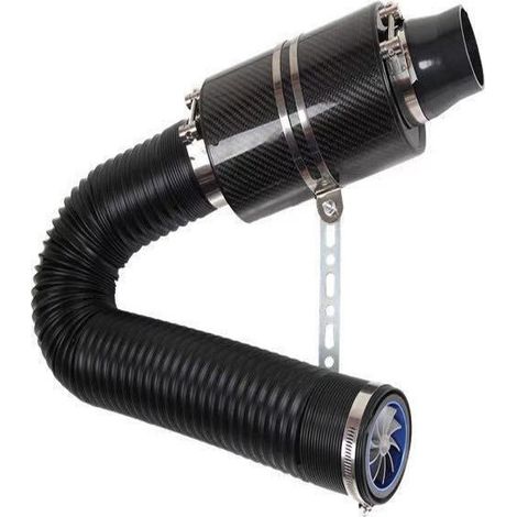 Genuine carbon fiber air intake box kit / Car air filter mushroom head / High flow pure carbon fiber air intake box for retrofitting (1/4)