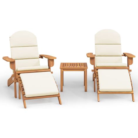Maison Exclusive - Ensemble de salon de jardin Adirondack 3 pcs bois acacia solide (1/5)