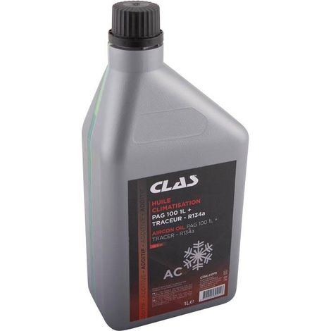 Huile climatisation pag 100 1l + traceur - r134a - CO 6144 - CLAS Equipements
