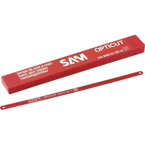 SAM OUTILLAGE HSS hojas de sierra bimetálicas - Caja de 10 - 691-E10A