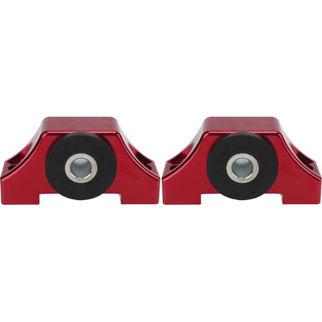 Motorlager aus Billet-Aluminium 6061-T6 für Civic EG EK, Torsions-Silentblock-Kit B/D-Serie B16 B18 B20 D16, Rot (1/5)