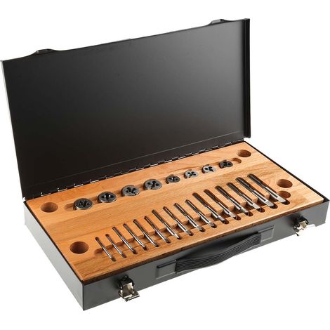 Jeu de tarauds et filières RS PRO 20 pièces, HSS ( Prix pour 1 Jeu ) (1/3)