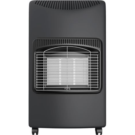 Chauffage d'appoint gaz 4200W + Connectique gaz incluse 3 puissances de chauffe - Poele à gaz mobile Intérieur 120m3 NIKLAS