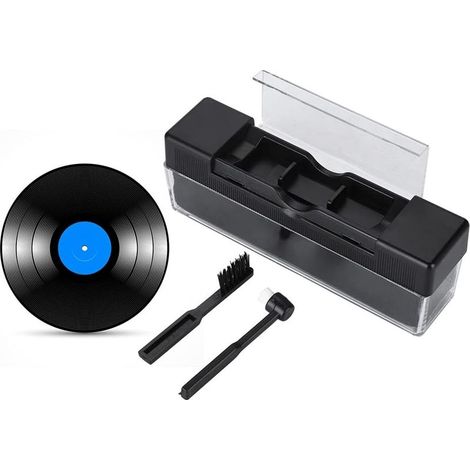 Brosse de nettoyage pour disques vinyles, brosse antistatique pour le nettoyage des disques audio et le dépoussiérage des platines vinyles. (1/5)