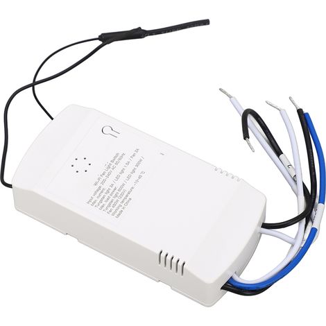 Interrupteur lumineux intelligent WiFi Graffiti pour ventilateur de plafond avec télécommande RF via application et application dédiée (200-240 V) - Module lumineux WM-106 (1/5)