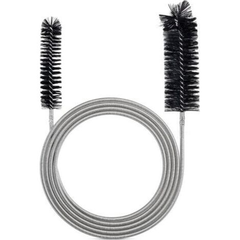 Brosse de nettoyage flexible pour tube d'alimentation - Outil de nettoyage de tuyau - Noir(2M) (1/5)