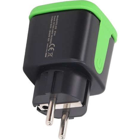 Intelligente WLAN-Steckdose IP44 wasserdicht, Fernbedienung, EU-Stecker 100V-240V für den Innen- und Außenbereich, kompatibel mit Alexa und Google Home, Fernbedienung. (1/5)