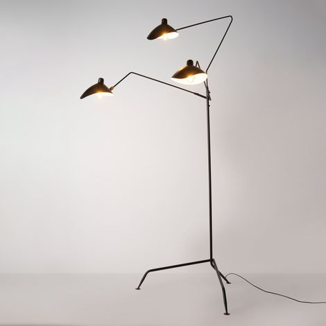 Lampadaire design "Muller 3" - 3 x E27
