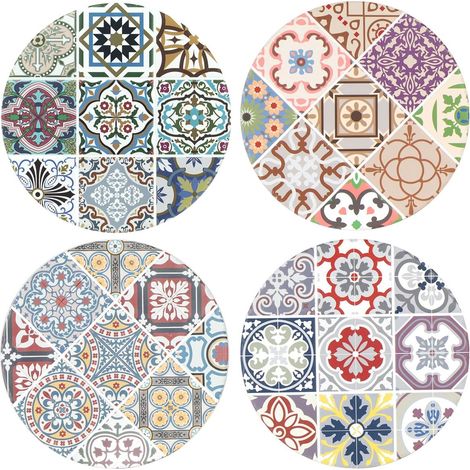 Signes Grimalt Salvamantel Cocina  Salvamantel Set 4 Unidades Salvamanteles Verde 20x20x1cm 18992