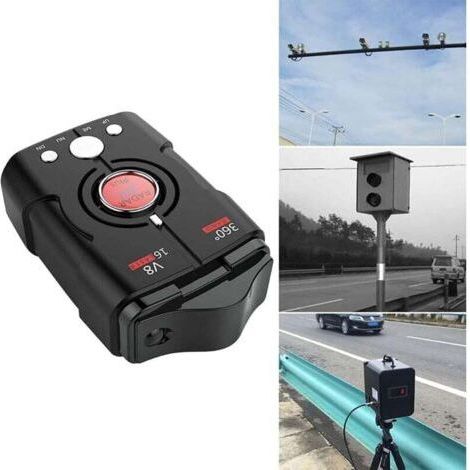 Détecteur de radar de voiture, détecteur laser/radar, alerte vocale, alerte de feu rouge et de radar, réponse rapide (1/5)