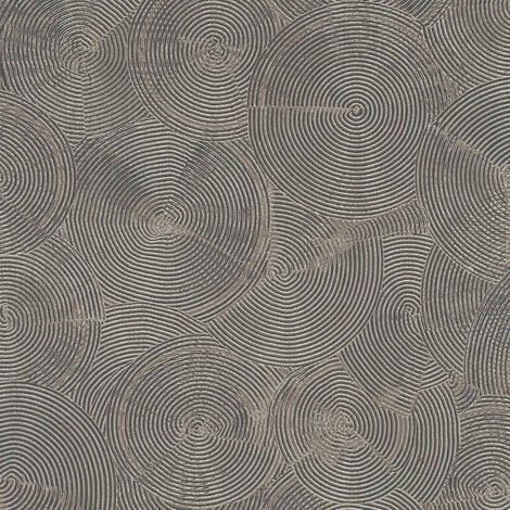 BRICOFLOR Papier peint Marron | Papier peint Graphique & Géométrique - 10,05 x 0,53 m (1/5)