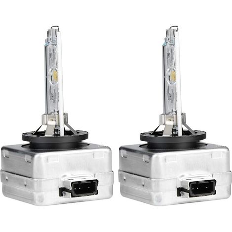 SJLERST Ampoule Xénon D3S 6000K 35W, Lampe Phare HID Blanche au Remplacer pour Voiture, 35W DC 12V, Lot de 2