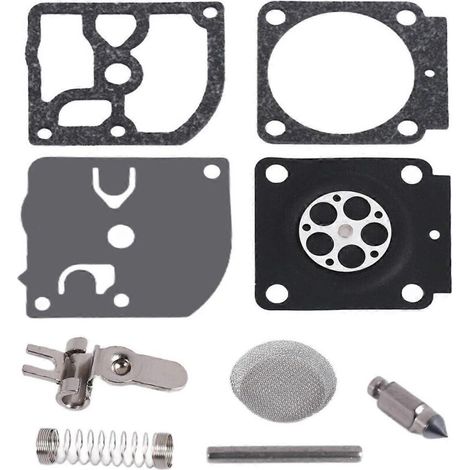 Kit de réparation de carburateur (lot de 8) pour débroussailleuses Stihl HS45, FS55, FS38, BG45 et MM55 : joint et membrane RB-100-AquaForge (1/5)