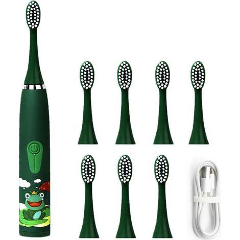 Brosse à dents électrique rechargeable haute puissance pour enfants, modèle 3 KLB-AquaForge