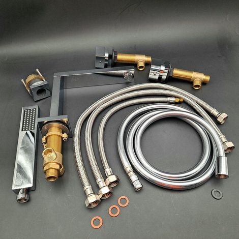 Rubinetteria Quadra 4 fori per vasche Jacuzzi 224604910 (1/4)